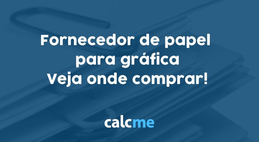 fornecedor de papel para grafica