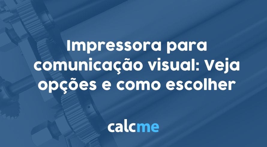 Impressora comunicação visual