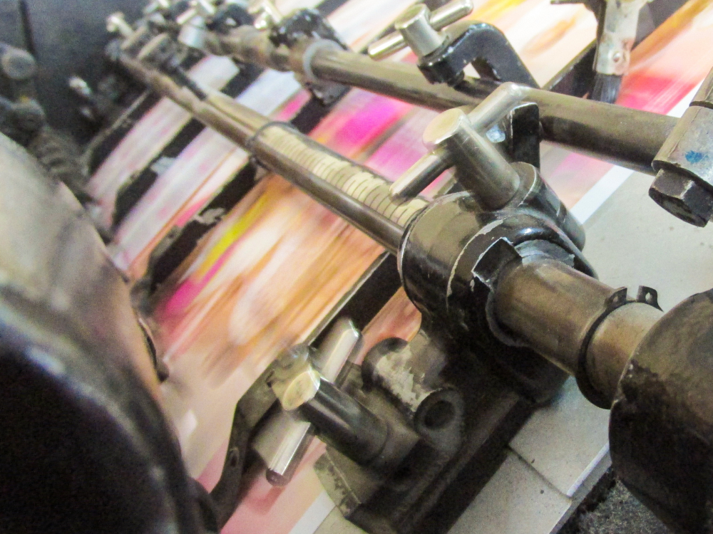 Configuração de impressão papel offset