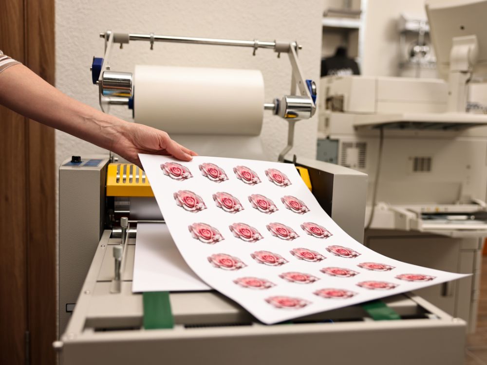 papel offset adesivo