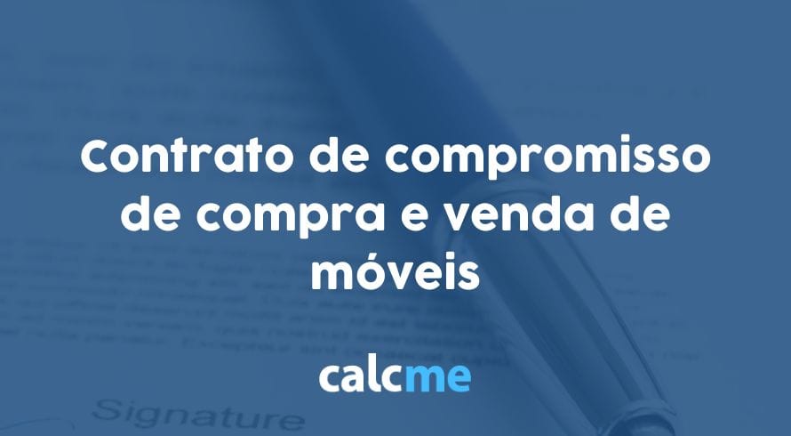Contrato de compromisso de compra e venda de móveis