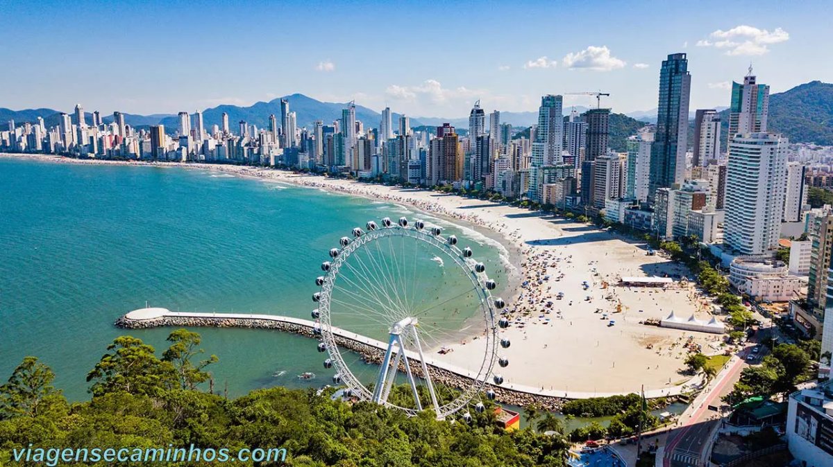 Balneário Camboriú vista aérea